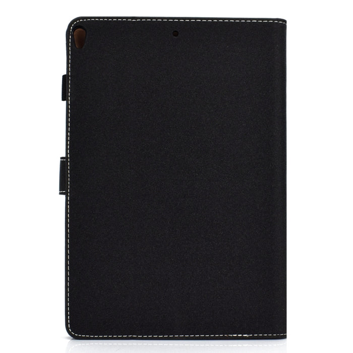 Estuche de cuero con tapa horizontal de color sólido con soporte y ranuras para tarjetas y ranura para bolígrafo y función de suspensión / activación, For iPad 10.2 2021 / 2020 / 2019