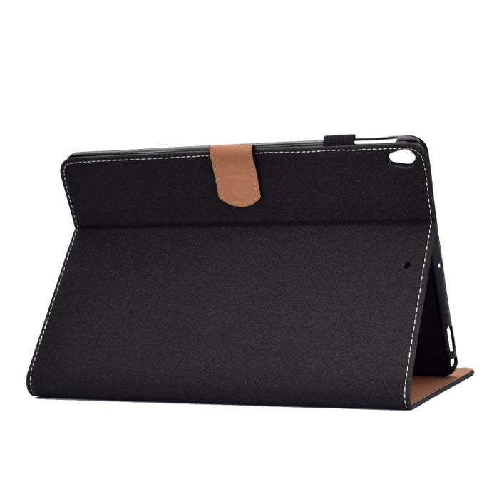 Estuche de cuero con tapa horizontal de color sólido con soporte y ranuras para tarjetas y ranura para bolígrafo y función de suspensión / activación, For iPad 10.2 2021 / 2020 / 2019