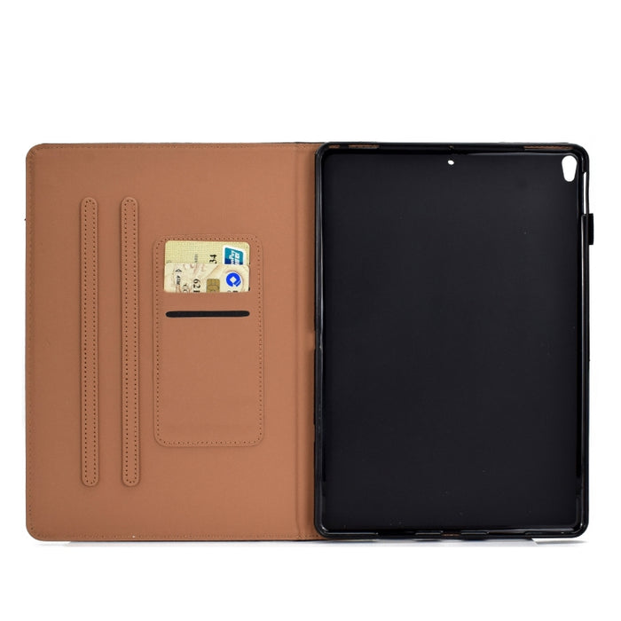 Estuche de cuero con tapa horizontal de color sólido con soporte y ranuras para tarjetas y ranura para bolígrafo y función de suspensión / activación, For iPad 10.2 2021 / 2020 / 2019