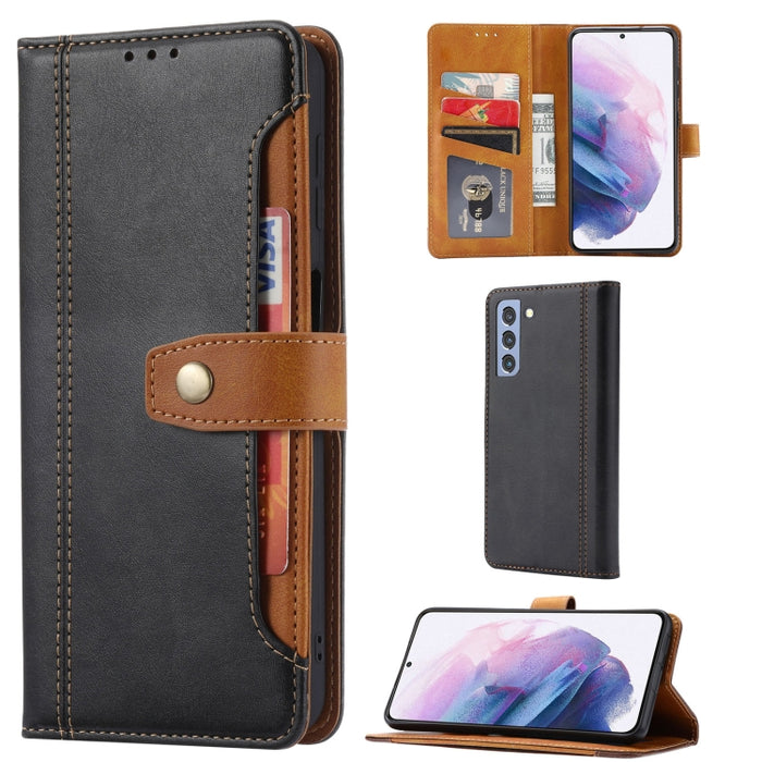 Estuche de cuero con tapa horizontal y cierre doble con textura de becerro con marco de fotos y soporte y ranuras para tarjetas y billetera, For Samsung Galaxy S21 FE, For Xiaomi Mi 11 Lite, For Xiaomi Mi 11 Pro