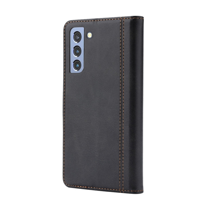Estuche de cuero con tapa horizontal y cierre doble con textura de becerro con marco de fotos y soporte y ranuras para tarjetas y billetera, For Samsung Galaxy S21 FE, For Xiaomi Mi 11 Lite, For Xiaomi Mi 11 Pro