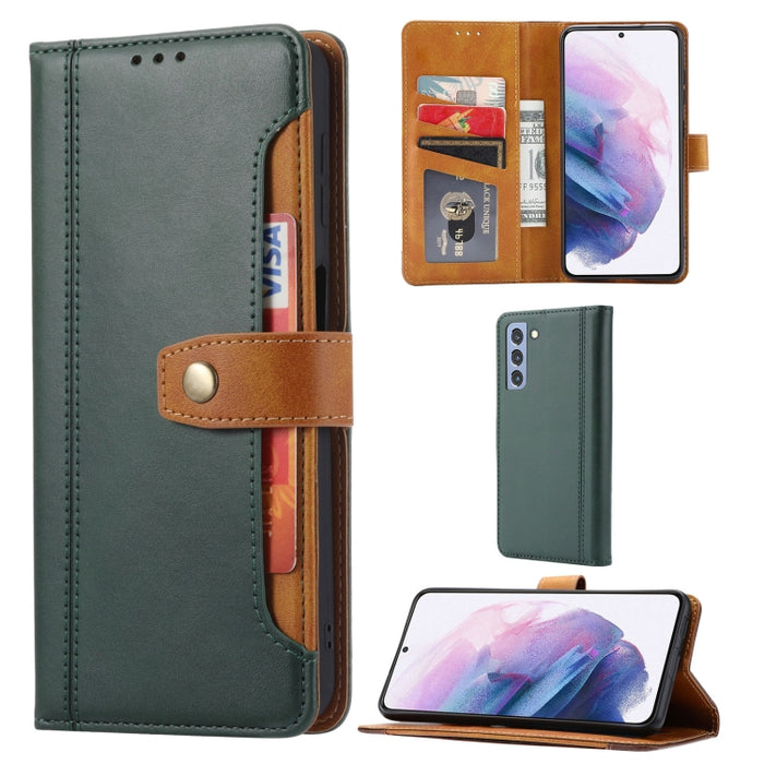 Estuche de cuero con tapa horizontal y cierre doble con textura de becerro con marco de fotos y soporte y ranuras para tarjetas y billetera, For Samsung Galaxy S21 FE, For Xiaomi Mi 11 Lite, For Xiaomi Mi 11 Pro