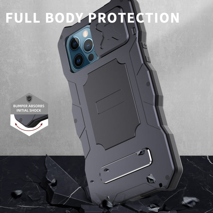 Protección de cuerpo completo antipolvo de aleación de aluminio + silicona con soporte