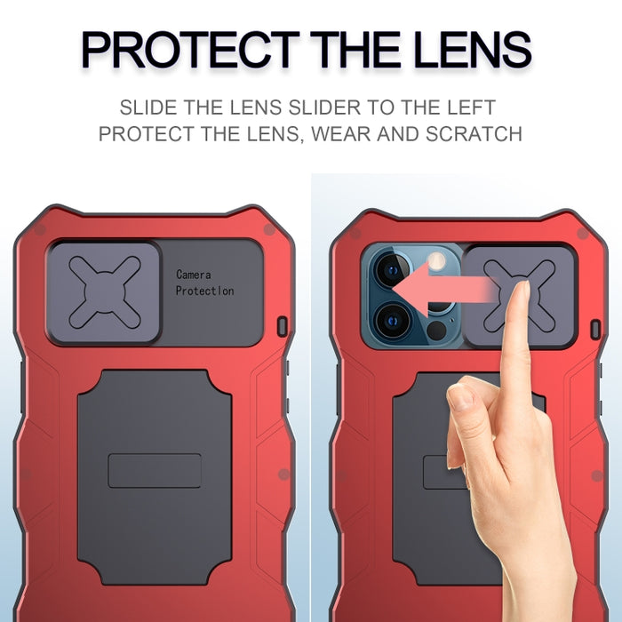 Protección de cuerpo completo antipolvo de aleación de aluminio + silicona con soporte