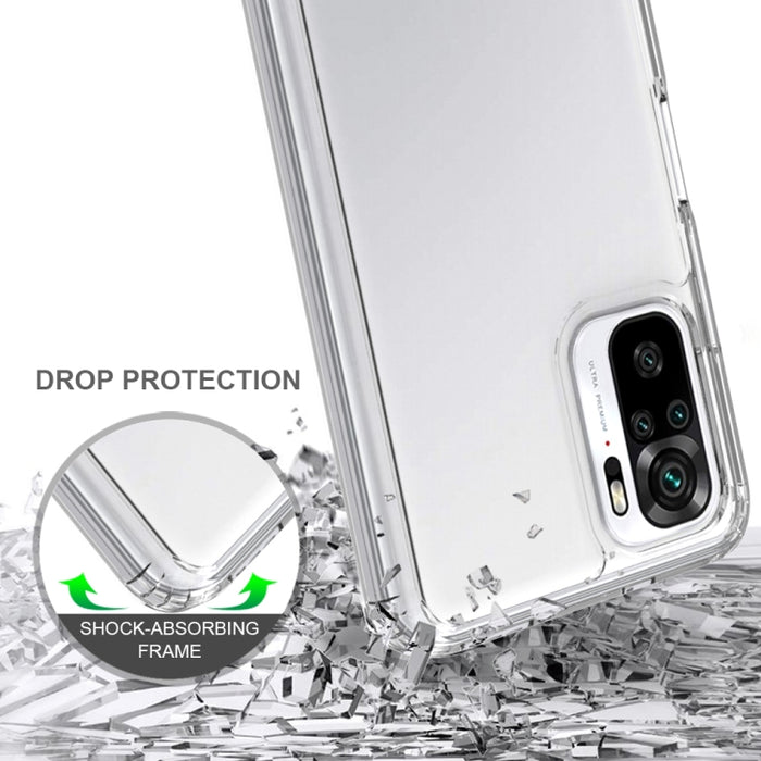 TPU a prueba de golpes a prueba de arañazos + funda protectora acrílica, For Xiaomi Redmi Note 10, For Xiaomi Redmi Note 10 Pro, For Xiaomi Mi 11
