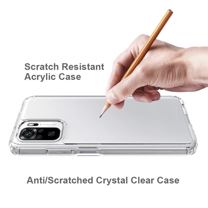 TPU a prueba de golpes a prueba de arañazos + funda protectora acrílica, For Xiaomi Redmi Note 10, For Xiaomi Redmi Note 10 Pro, For Xiaomi Mi 11