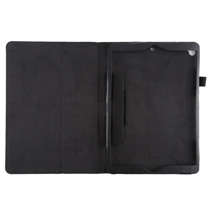 Para iPad 10.2 / 10.5 Litchi Texture Horizontal Flip Funda de cuero con soporte