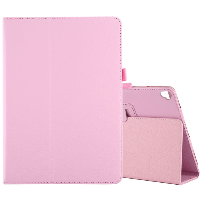 Para iPad 10.2 / 10.5 Litchi Texture Horizontal Flip Funda de cuero con soporte