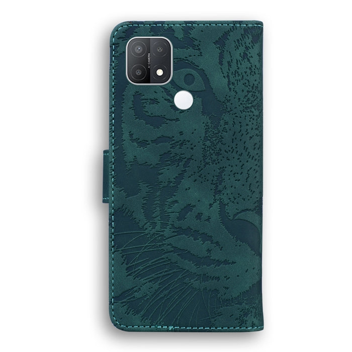Tiger Embossing Pattern Funda de cuero con tapa horizontal con soporte y ranuras para tarjetas y billetera, For OPPO A15 / A15S, For OPPO A55 5G / A54 4G, For OPPO Realme V11 5G, For OPPO A74 4G / F19 4G, For OPPO A92S / Reno4 Z 5G                     ...