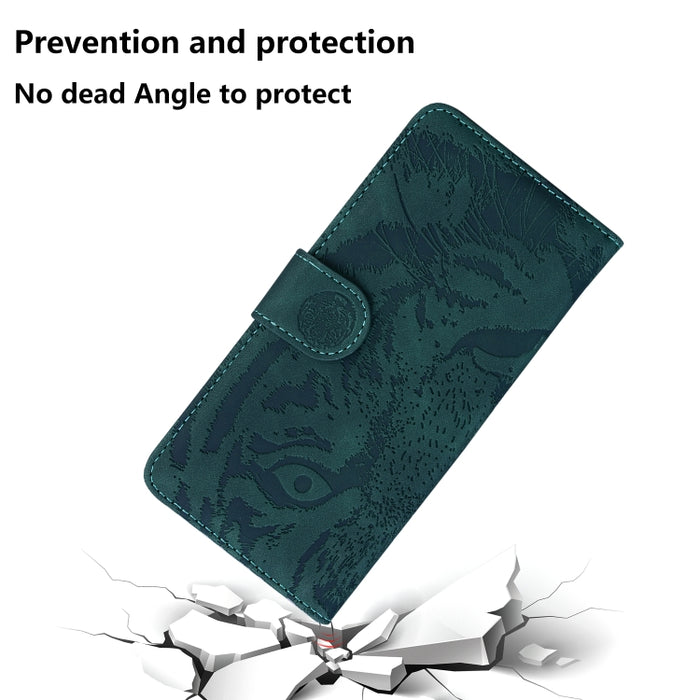 Tiger Embossing Pattern Funda de cuero con tapa horizontal con soporte y ranuras para tarjetas y billetera, For OPPO A15 / A15S, For OPPO A55 5G / A54 4G, For OPPO Realme V11 5G, For OPPO A74 4G / F19 4G, For OPPO A92S / Reno4 Z 5G                     ...