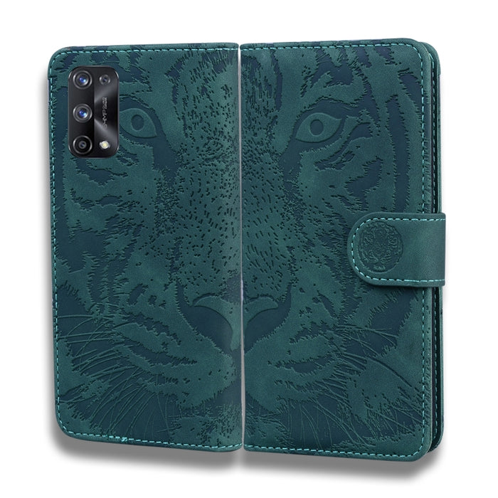 Tiger Embossing Pattern Funda de cuero con tapa horizontal con soporte y ranuras para tarjetas y billetera, For OPPO Realme X7 Pro 5G, For OPPO Reno 5 4G / Reno 5 5G, For OPPO Reno5 K / Find X3 Lite, For OPPO Reno5 Pro 5G                               ...