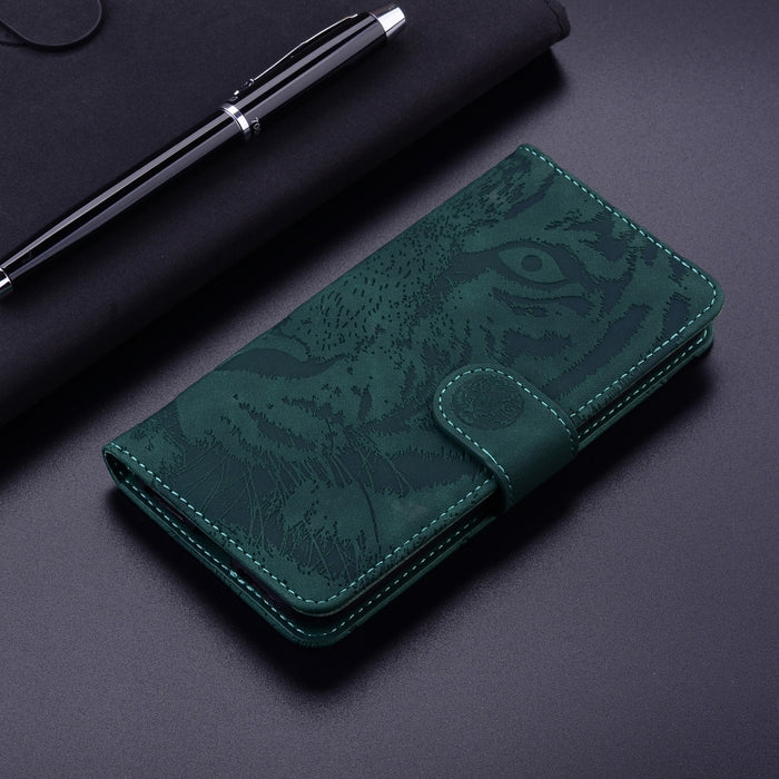 Tiger Embossing Pattern Funda de cuero con tapa horizontal con soporte y ranuras para tarjetas y billetera, For OPPO Realme X7 Pro 5G, For OPPO Reno 5 4G / Reno 5 5G, For OPPO Reno5 K / Find X3 Lite, For OPPO Reno5 Pro 5G                               ...