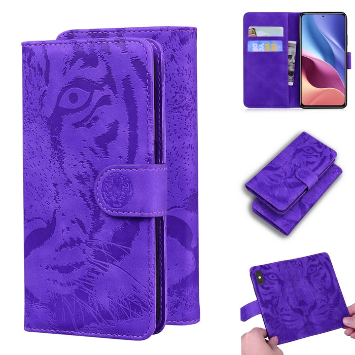 Tiger Embossing Pattern Funda de cuero con tapa horizontal con soporte y ranuras para tarjetas y billetera, For OPPO Realme X7 Pro 5G, For OPPO Reno 5 4G / Reno 5 5G, For OPPO Reno5 K / Find X3 Lite, For OPPO Reno5 Pro 5G                               ...
