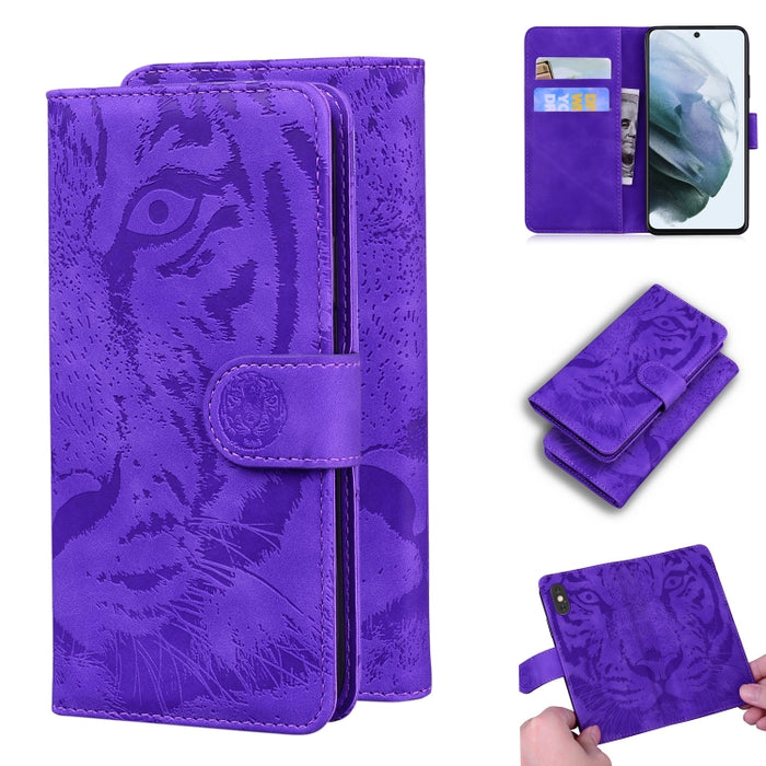 Tiger Embossing Pattern Funda de cuero con tapa horizontal con soporte y ranuras para tarjetas y billetera, For OPPO Realme X7 Pro 5G, For OPPO Reno 5 4G / Reno 5 5G, For OPPO Reno5 K / Find X3 Lite, For OPPO Reno5 Pro 5G                               ...