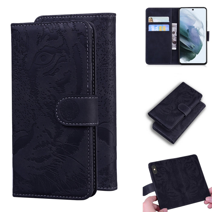 Tiger Embossing Pattern Funda de cuero con tapa horizontal con soporte y ranuras para tarjetas y billetera, For OPPO Realme X7 Pro 5G, For OPPO Reno 5 4G / Reno 5 5G, For OPPO Reno5 K / Find X3 Lite, For OPPO Reno5 Pro 5G                               ...