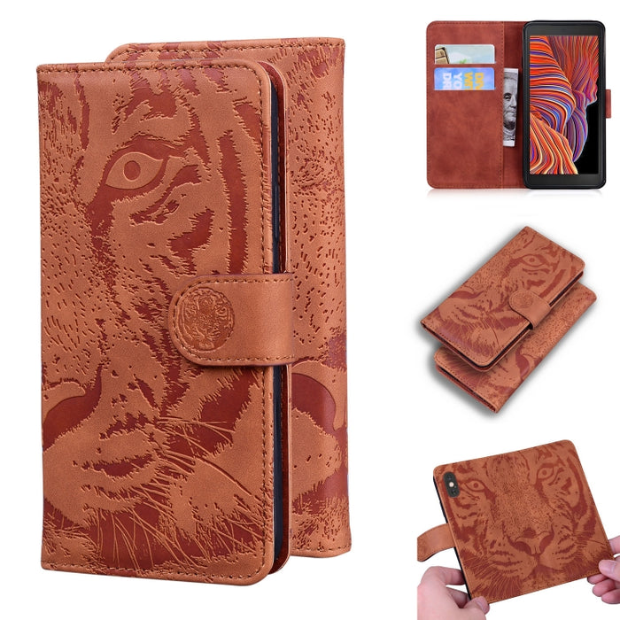 Tiger Embossing Pattern Funda de cuero con tapa horizontal con soporte y ranuras para tarjetas y billetera, For OPPO Realme X7 Pro 5G, For OPPO Reno 5 4G / Reno 5 5G, For OPPO Reno5 K / Find X3 Lite, For OPPO Reno5 Pro 5G                               ...