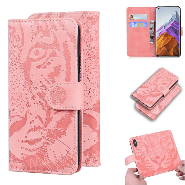 Tiger Embossing Pattern Funda de cuero con tapa horizontal con soporte y ranuras para tarjetas y billetera, For OPPO Realme X7 Pro 5G, For OPPO Reno 5 4G / Reno 5 5G, For OPPO Reno5 K / Find X3 Lite, For OPPO Reno5 Pro 5G                               ...