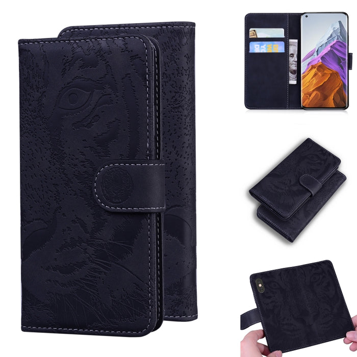 Tiger Embossing Pattern Funda de cuero con tapa horizontal con soporte y ranuras para tarjetas y billetera, For OPPO Realme X7 Pro 5G, For OPPO Reno 5 4G / Reno 5 5G, For OPPO Reno5 K / Find X3 Lite, For OPPO Reno5 Pro 5G                               ...