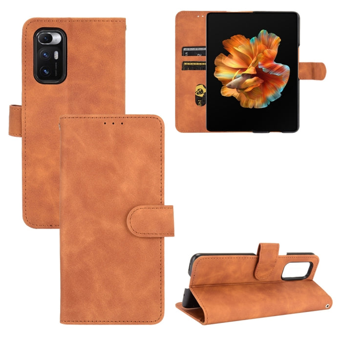 Funda de piel sintética con textura de piel de becerro con tapa horizontal y hebilla magnética con soporte, ranuras para tarjetas y cartera, For Blackview BV6600, For Oukitel C23 Pro, For Ulefone Note 10, For Xiaomi Mi Mix Fold