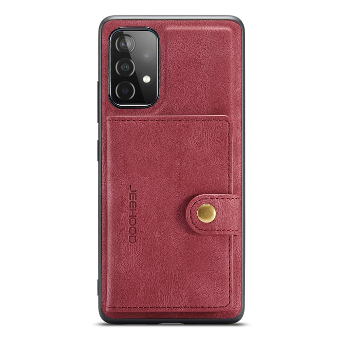 JEEHOOD Estuche protector desmontable magnético retro con billetera y ranura para tarjeta y soporte, For Samsung Galaxy A32 5G, For Samsung Galaxy S20 FE, For Samsung Galaxy S20, For Samsung Galaxy S20+, For Samsung Galaxy S20 Ultra 5G                 ...