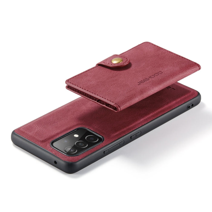 JEEHOOD Estuche protector desmontable magnético retro con billetera y ranura para tarjeta y soporte, For Samsung Galaxy A32 5G, For Samsung Galaxy S20 FE, For Samsung Galaxy S20, For Samsung Galaxy S20+, For Samsung Galaxy S20 Ultra 5G                 ...