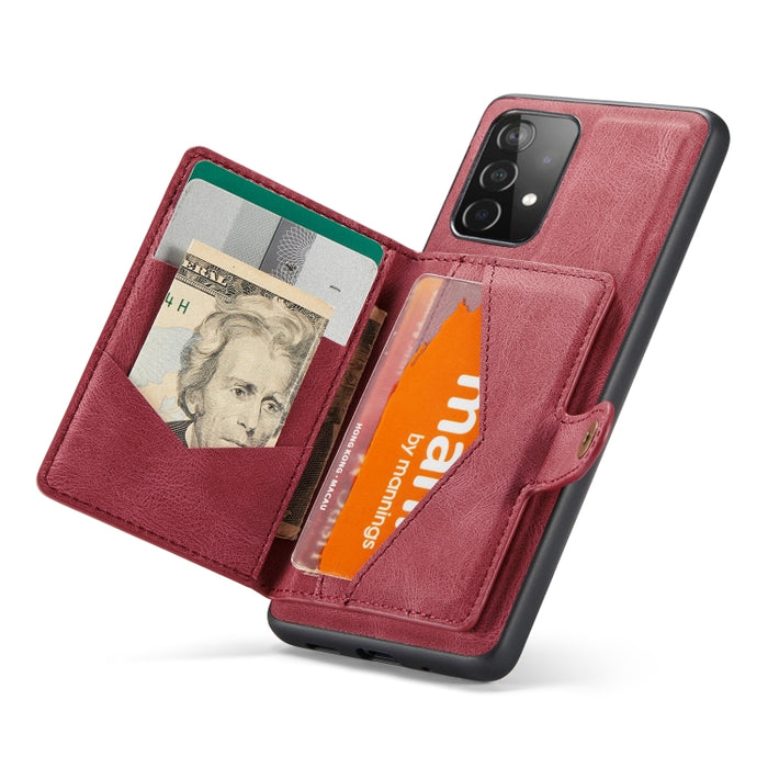 JEEHOOD Estuche protector desmontable magnético retro con billetera y ranura para tarjeta y soporte, For Samsung Galaxy A32 5G, For Samsung Galaxy S20 FE, For Samsung Galaxy S20, For Samsung Galaxy S20+, For Samsung Galaxy S20 Ultra 5G                 ...