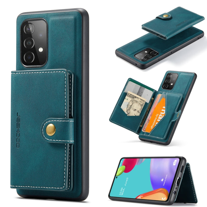 JEEHOOD Estuche protector desmontable magnético retro con billetera y ranura para tarjeta y soporte, For Samsung Galaxy A32 5G, For Samsung Galaxy S20 FE, For Samsung Galaxy S20, For Samsung Galaxy S20+, For Samsung Galaxy S20 Ultra 5G                 ...