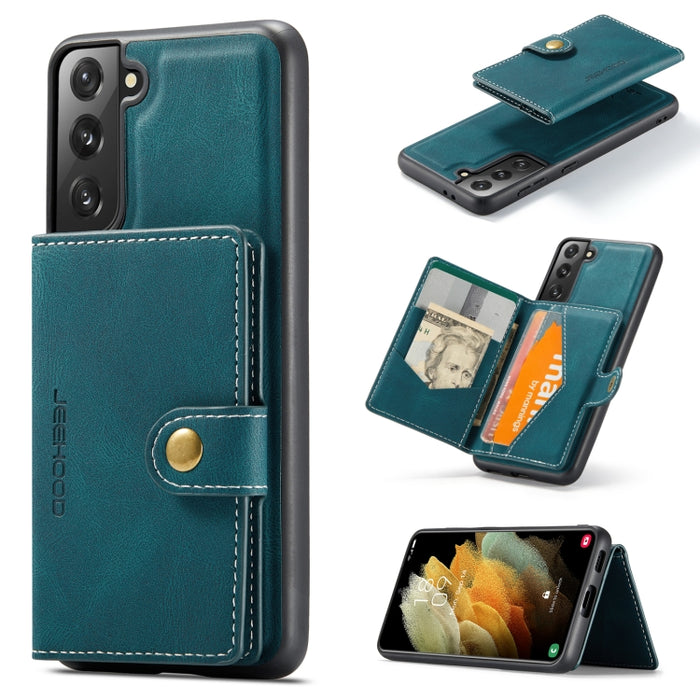 JEEHOOD Estuche protector desmontable magnético retro con billetera y ranura para tarjeta y soporte, For Samsung Galaxy A32 5G, For Samsung Galaxy S20 FE, For Samsung Galaxy S20, For Samsung Galaxy S20+, For Samsung Galaxy S20 Ultra 5G                 ...
