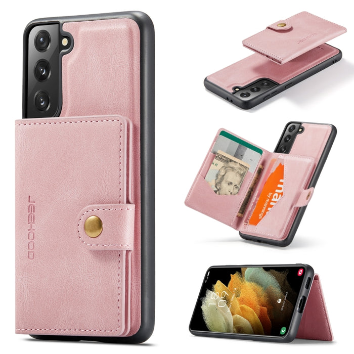 JEEHOOD Estuche protector desmontable magnético retro con billetera y ranura para tarjeta y soporte, For Samsung Galaxy A32 5G, For Samsung Galaxy S20 FE, For Samsung Galaxy S20, For Samsung Galaxy S20+, For Samsung Galaxy S20 Ultra 5G                 ...