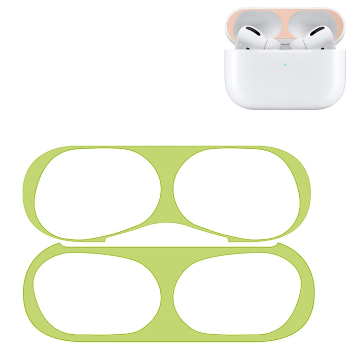 Para Apple AirPods Pro Auriculares inalámbricos Estuche protector Pegatina protectora de metal
