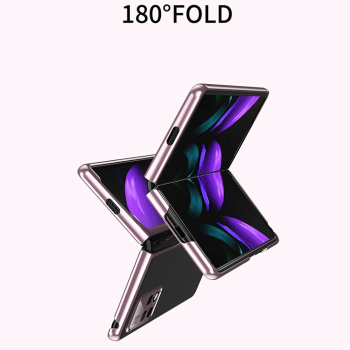 Estuche plegable transparente electrochapado ultrafino, For Huawei Mate X2, For Xiaomi Mi Mix Fold