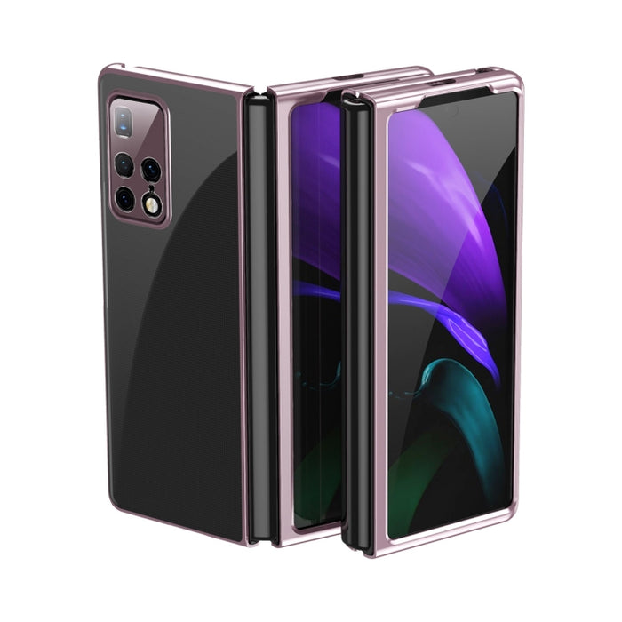 Estuche plegable transparente electrochapado ultrafino, For Huawei Mate X2, For Xiaomi Mi Mix Fold