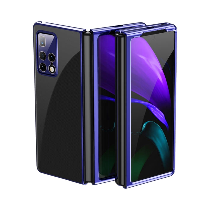 Estuche plegable transparente electrochapado ultrafino, For Huawei Mate X2, For Xiaomi Mi Mix Fold