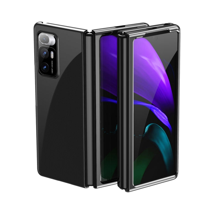 Estuche plegable transparente electrochapado ultrafino, For Huawei Mate X2, For Xiaomi Mi Mix Fold