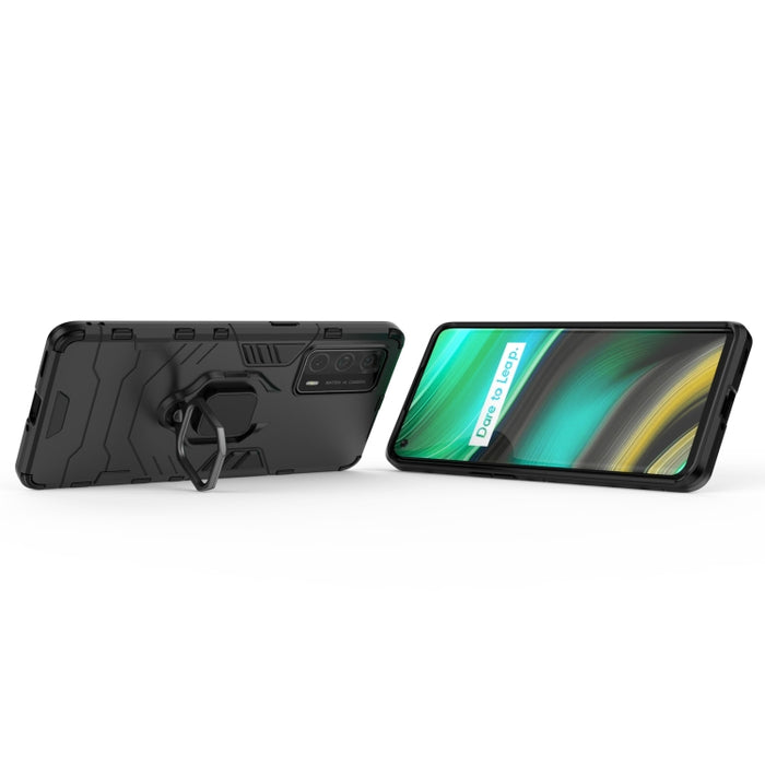 Funda protectora de PC + TPU a prueba de golpes con soporte de anillo magnético, For OPPO Realme X7 Pro Ultra, For Xiaomi Redmi K40 Gaming, For Honor Play 5T