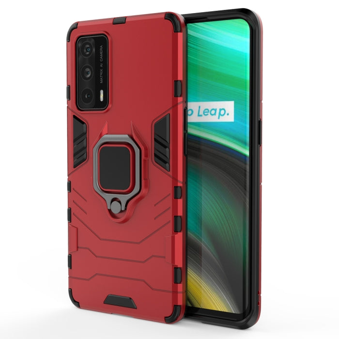 Funda protectora de PC + TPU a prueba de golpes con soporte de anillo magnético, For OPPO Realme X7 Pro Ultra, For Xiaomi Redmi K40 Gaming, For Honor Play 5T