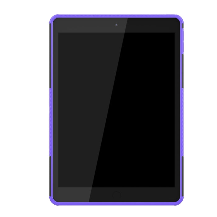Tire Texture TPU + PC Estuche a prueba de golpes con soporte, For iPad 10.2