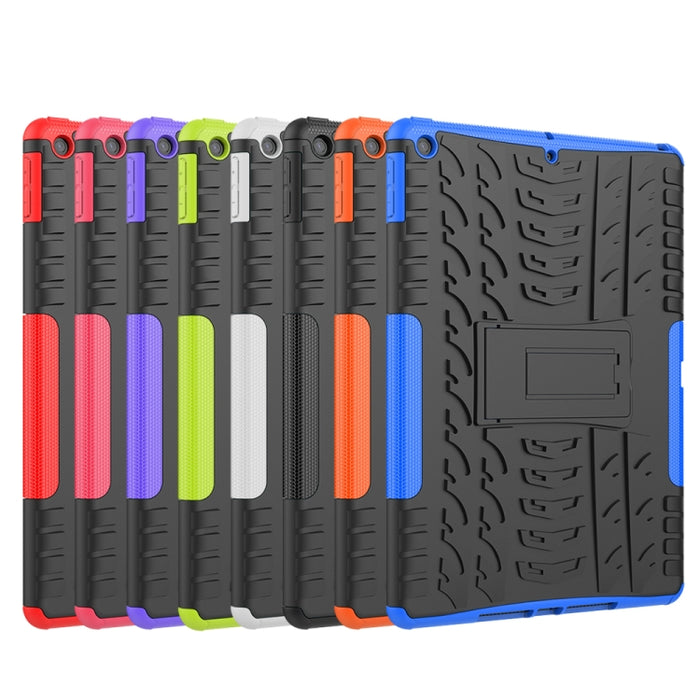 Tire Texture TPU + PC Estuche a prueba de golpes con soporte, For iPad 10.2