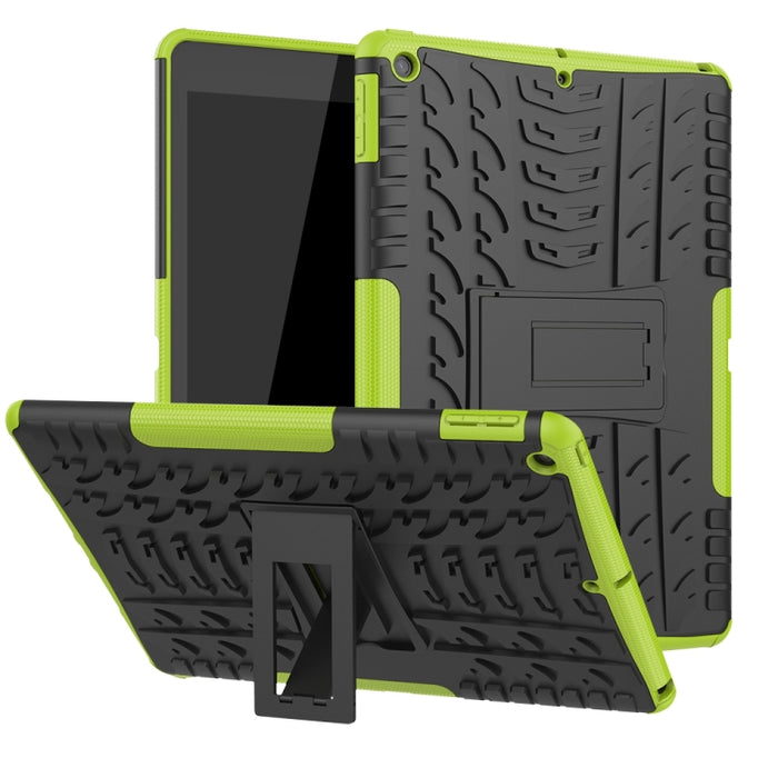 Tire Texture TPU + PC Estuche a prueba de golpes con soporte, For iPad 10.2