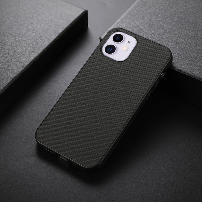 Funda protectora de fibra de carbono PU + PC + TPU Shockprof