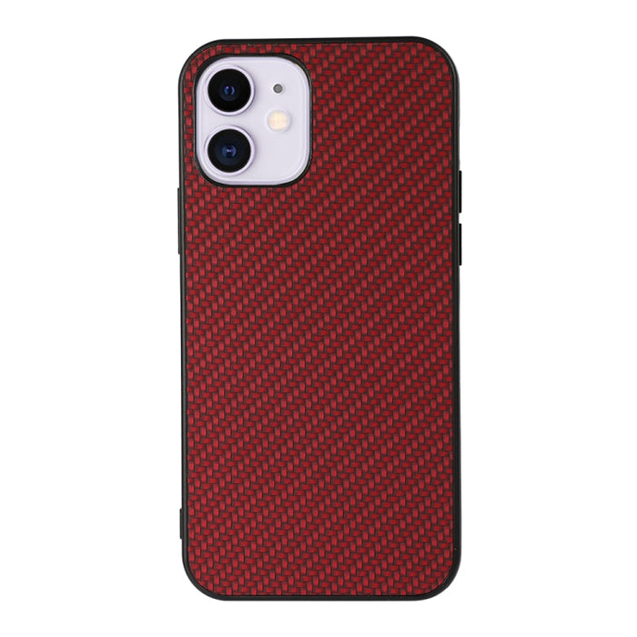 Funda protectora de fibra de carbono PU + PC + TPU Shockprof