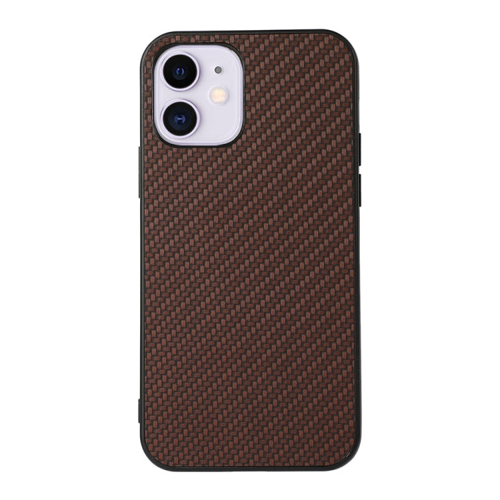 Funda protectora de fibra de carbono PU + PC + TPU Shockprof