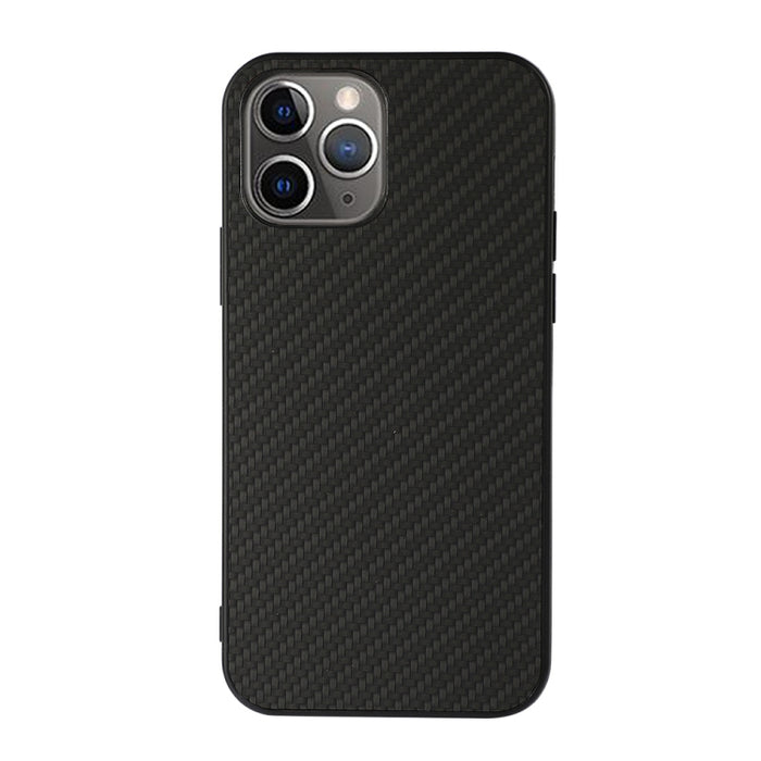 Funda protectora de fibra de carbono PU + PC + TPU Shockprof