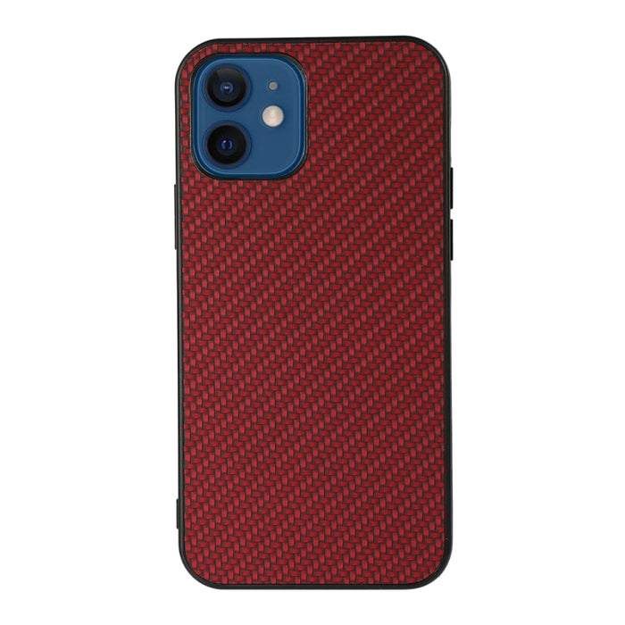 Funda protectora de fibra de carbono PU + PC + TPU Shockprof