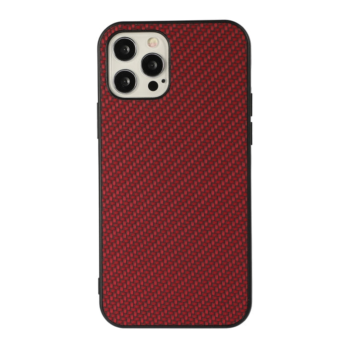 Funda protectora de fibra de carbono PU + PC + TPU Shockprof