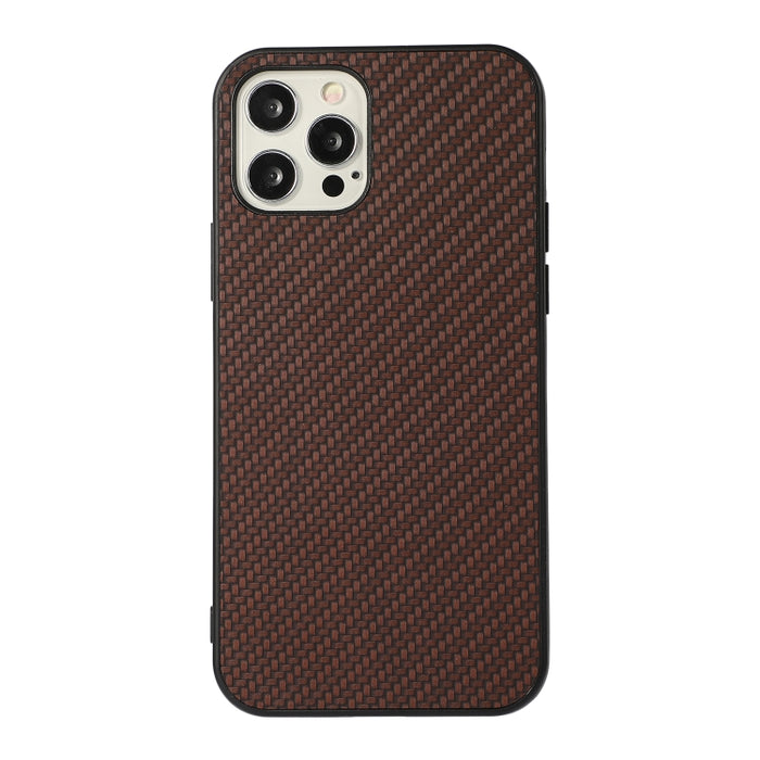 Funda protectora de fibra de carbono PU + PC + TPU Shockprof