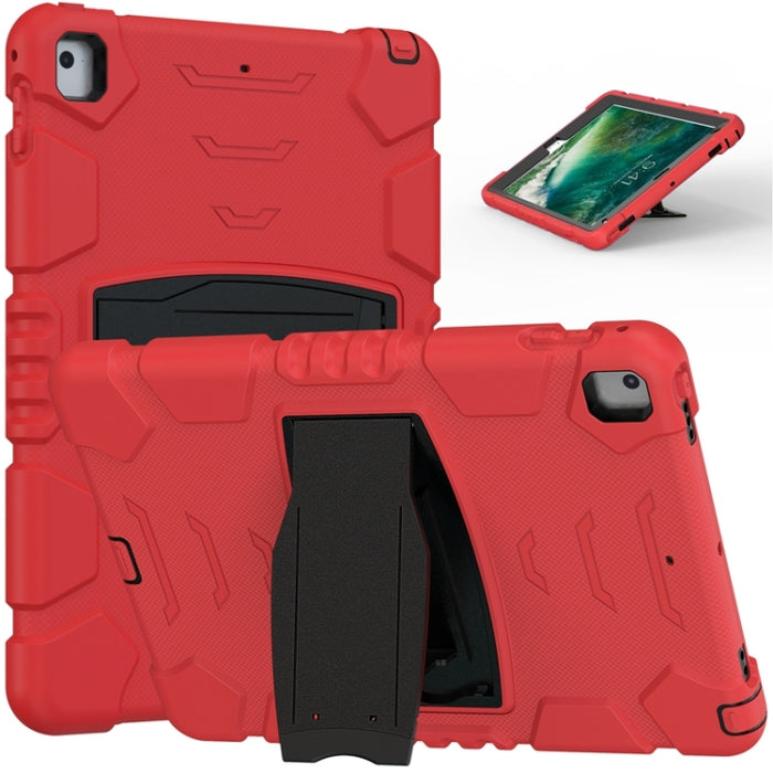 Marco de pantalla de protección de 3 capas + PC + Estuche combinado de silicona a prueba de golpes con soporte, For iPad 9.7 (2018) / (2017) / Air 2 / Pro 9.7, For iPad 10.2 2021 / 2020 / 2019, For iPad Pro 10.5 (2019) / (2017)
