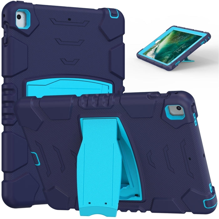 Marco de pantalla de protección de 3 capas + PC + Estuche combinado de silicona a prueba de golpes con soporte, For iPad 9.7 (2018) / (2017) / Air 2 / Pro 9.7, For iPad 10.2 2021 / 2020 / 2019, For iPad Pro 10.5 (2019) / (2017)