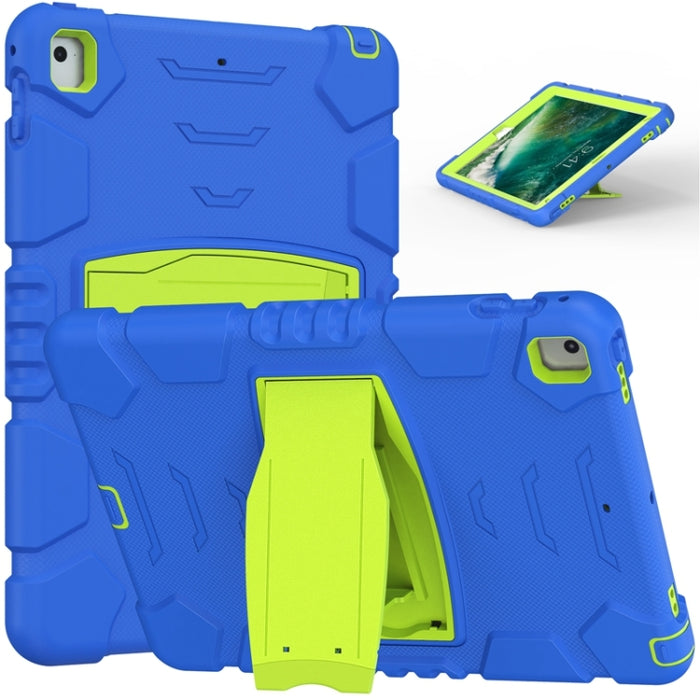 Marco de pantalla de protección de 3 capas + PC + Estuche combinado de silicona a prueba de golpes con soporte, For iPad 9.7 (2018) / (2017) / Air 2 / Pro 9.7, For iPad 10.2 2021 / 2020 / 2019, For iPad Pro 10.5 (2019) / (2017)