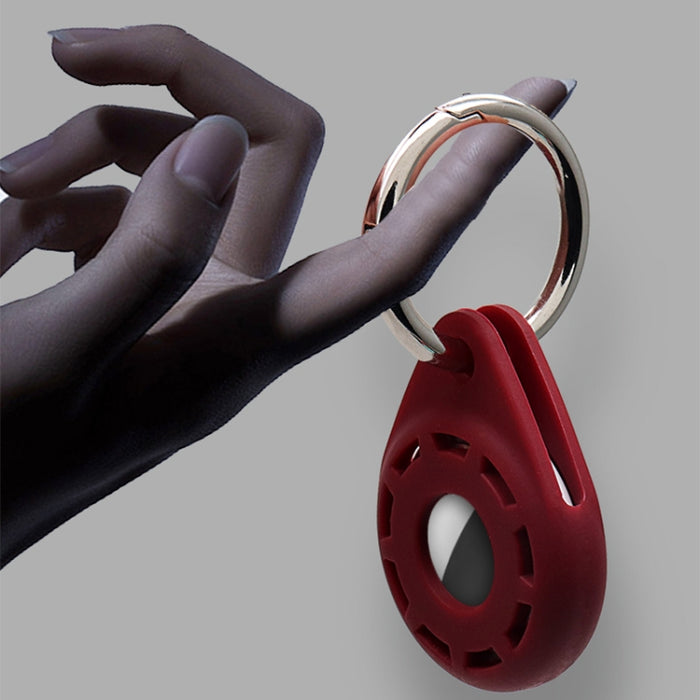Funda protectora de gel de sílice antiarañazos a prueba de golpes con anillo de llavero